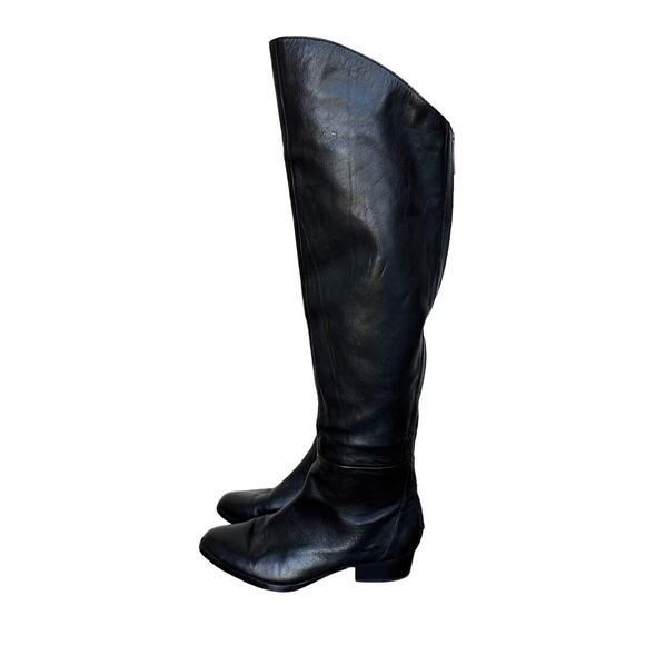 Dolce Vita Black Heeled Boots - Picture 1 of 7